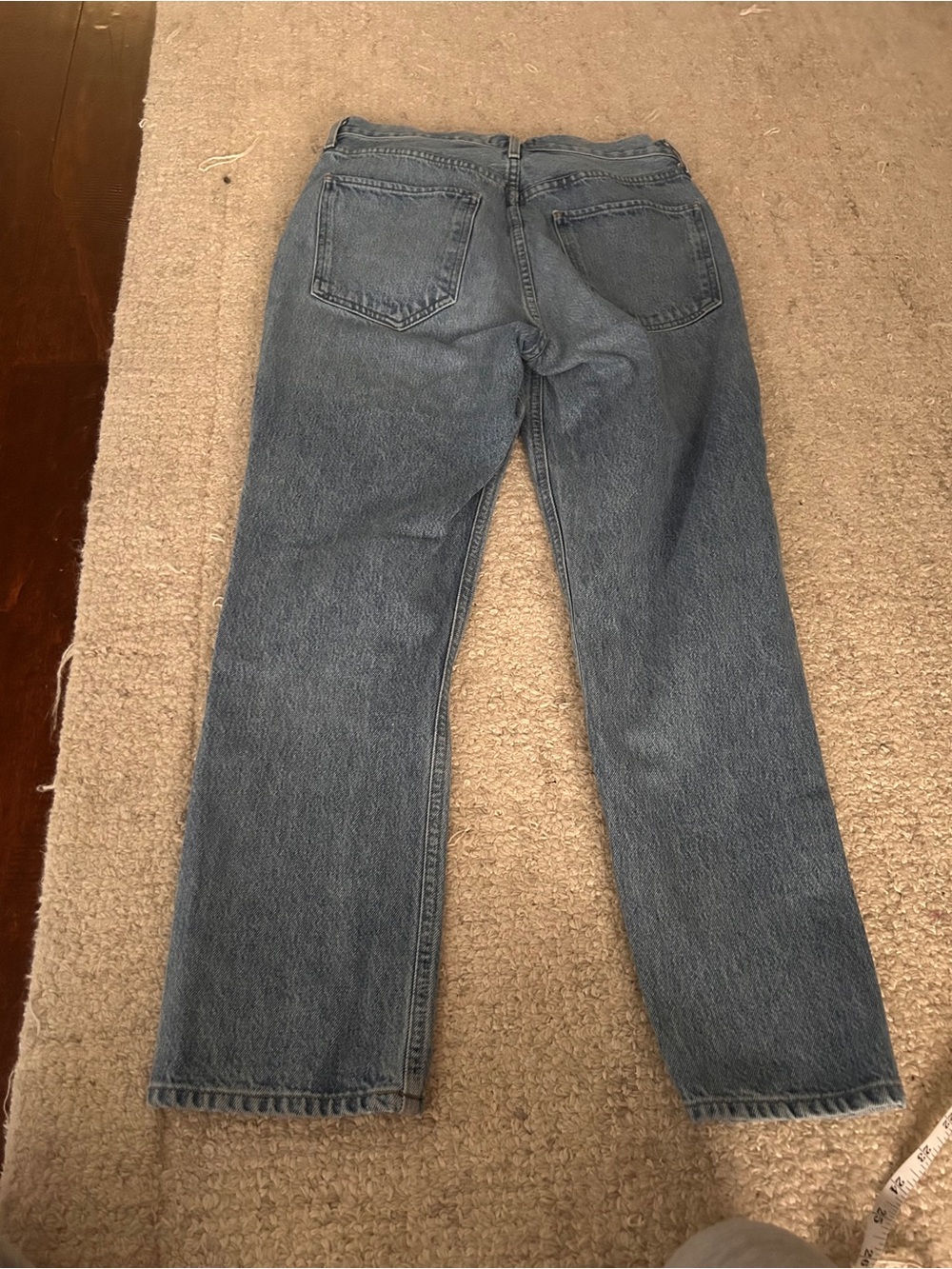 Agolde Riley High Rise Straight Crop Jeans 28 - Picture 4 of 9